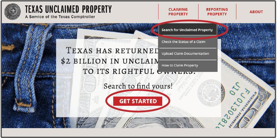 Search Unclaimed Property